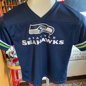 NFL Kids Seattle Seahawks Navy Jersey Size M 8